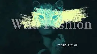 Хищные обои с анималистическим принтом Wild Fashion