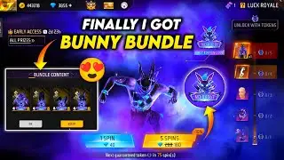 BUNNY ASCENSION EVENT FREE FIRE 🔥 | GALACTIC BUNNY BUNDLE SPIN 🥳 | FREE FIRE NEW EVENT 