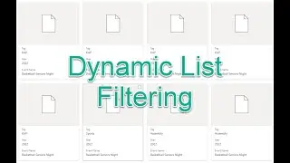 Dynamic List Filtering