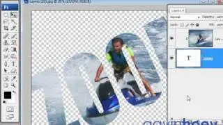 Combine photo's and Text - Photoshop week 24