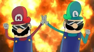 Mario and Luigi: Bro Pros (Super Mario Parody)