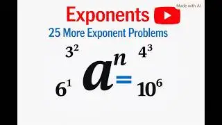 Pre-Calculus 25 more mathematics exponent problems