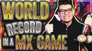 I GOT A WORLD RECORD IN A MX GAME! (Facecam)