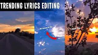 aesthetic lyric edit tutorial | animation lyrics tutorial | aesthetic lyrics | hindi.
