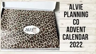 Planner Advent Calendar unboxing || Alvie planning co advent calendar 2022