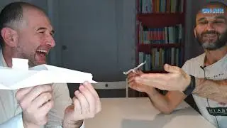 🥳◖#Sfida n.6 - Il più bel Areoplano di Carta!◗ 😱Cristian&Fabio