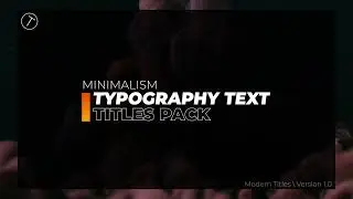 Modern Titles | After Effects
