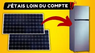 How many solar panels for a fridge?