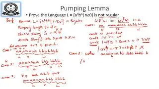 Pumping Lemma for RE