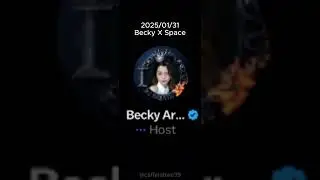 250131 Becky X Space #beckyarmstrong #Beckysangels #becky #FreenBecky