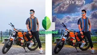 snapseed sky background change editing