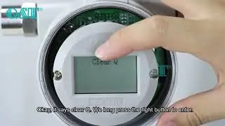 How to clear total flow of turbine flow meter