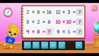 Learning Math : Multiplication Kids - Multiply Math Games!!!