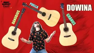 DOWINA Puella, Danubius a Granus,  Porovnanie SLOVENSKÝCH Akustických Gitár - Recenzia JIMMY MARKET