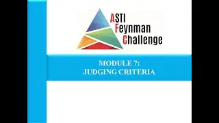 ASTI Feynman Challenge 2024: Judging Criteria