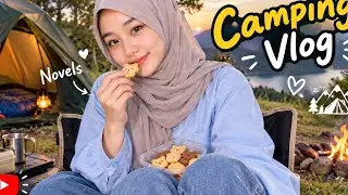  MY FIRST VLOG 🏕️✨ | Solo Camping, Tent Life, Mushroom Cooking & Fishing 🎣☕