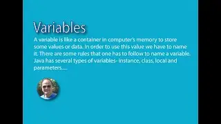 variables in Java