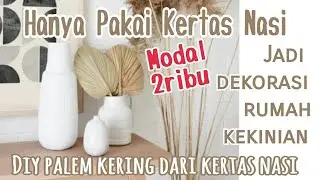 CARA MEMBUAT PALEM KERING DARI KERTAS NASI