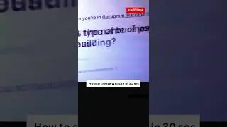 How to create a website in just 30 Sec || #ai #website #trending || @apnadepartment