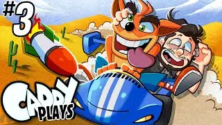 Caddy Plays Crash Nitro Kart (Part 3) [100%, ALL PLATINUM RELICS]
