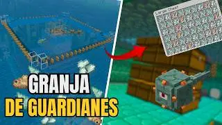AUTOMATIC GUARDIAN FARM FOR MINECRAFT 1.21.11