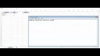 Excel COMPLEX Function - How to use COMPLEX Function