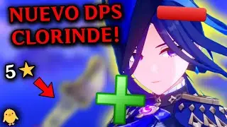 ⚡CAMBIOS al DPS de CLORINDE (v2) y su ARMA! / Genshin! / 🐤!