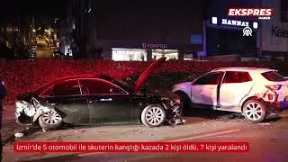 Zincirleme kazada 2 kişi öldü, 7 kişi yaralandı