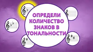 Минорные тональности до 2 знаков - определи количество знаков