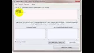How to Check if URL Exists/Domain Exists, check multiple urls or if url/website is valid software