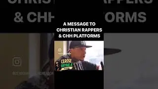 CHRISTIAN RAPPERS AND PLATFORMS NEED TO WATCH THIS