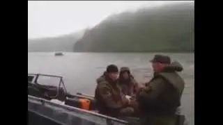 Meanwhile in Russia - Crazy Russians doesn't Need a Boat.