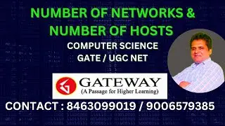 NUMBER OF NETWORKS  AND HOSTS IN CLASS A CLASS B & CLASS C | GATE CSE COMPUTER NETWORK | UGC NET CS