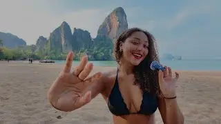 ASMR AT THE BEACH 🏝️☀️Calming, Soothing ASMR Sounds In Thailand 🇹🇭