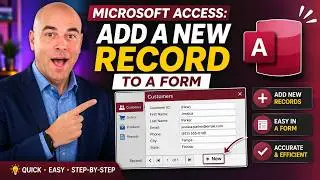Microsoft Access: Add a New Record to a Form