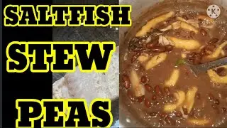 How to Cook  SaltFish Stew Peas the Jamaican Way// FineFindleyFive