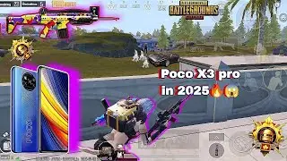 POCO X3 PRO  in 2025 PUBG Test 🔥| Smooth+Extreme Graphics🥵 LIVIK GAMEPLAY 🔥 | 4FINGER Player KD 8🔱😍