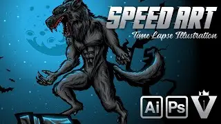 Werewolf Illustration | SPEED ART