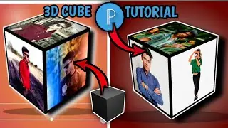How to make 3D CUBE in Pixel lab 3D cube effect | Pixel lab editing tutorial.....