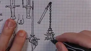 EASY: How to Draw Some Cool Swords