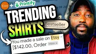 How to make $100 a day with Etsy + Printify Print on Demand - Trending Products to sell on Etsy 2023