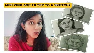 APPLYING AGE FILTER TO A SKETCH ? / SKETCHING / PORTRAIT / 