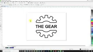 How to Design Gear Logo Easy Way