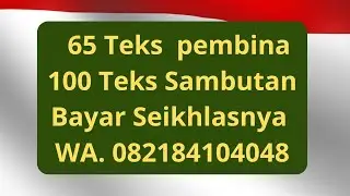 Sambutan Ketua RT rapat acara 17 Agustus