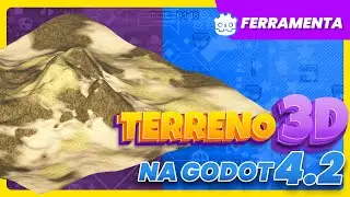 Create 3D terrains quickly with Heightmap Terrain in Godot 4.2.