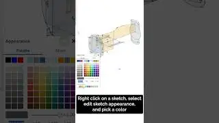 Add Colors to your Onshape Sketches 🖍️ | Onshape Quicktip