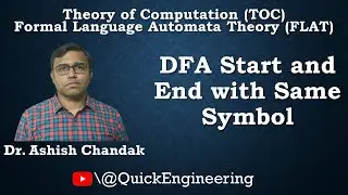 DFA Start and End with Same Symbol | Theory of Computation | Ashish Chandak