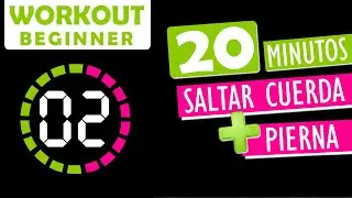 SALTAR CUERDA + PIERNAS || 20 MINUTOS JUMP ROPE || WORKOUT #2