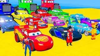 GTA 5 SPIDER-MAN 2, POPPY PLAYTIME CHAPTER 3 Join in Epic New Stunt Racing 