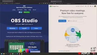 USING OBS 28 STUDIO ON GOOGLE MEET VIDEO CONFERENCING WITH AUDIO AND VIDEO